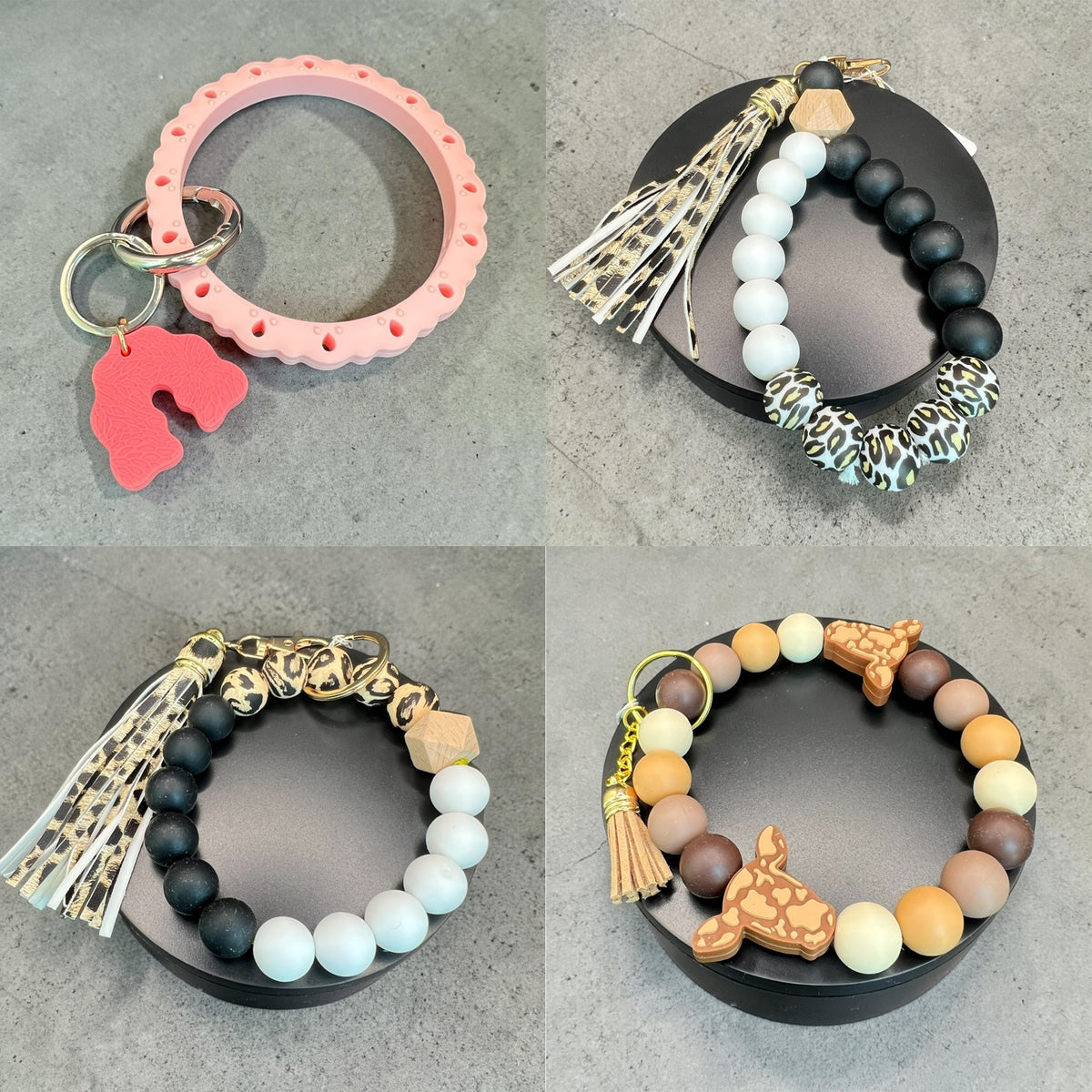 Silicone Keychain Bracelets